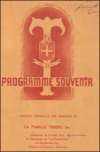 Read more about the article Programme-souvenir de 1954